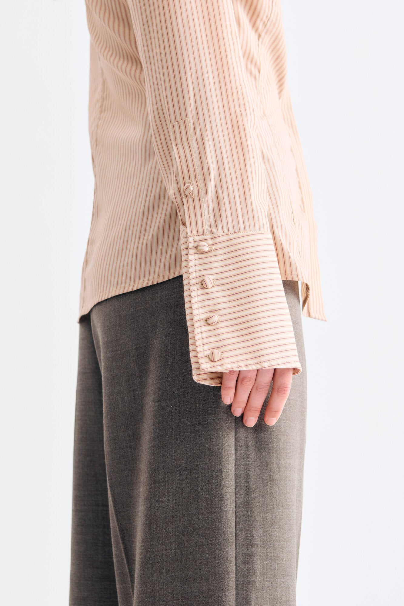 Martha skjorte - 191 Multi Rose Stripe